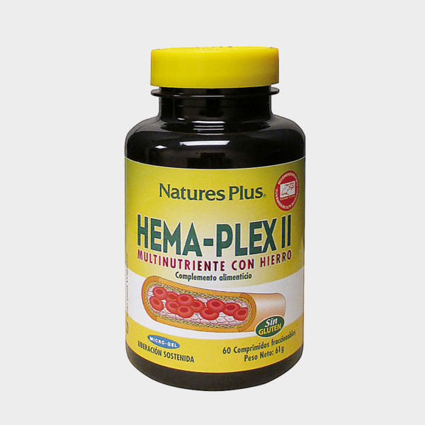 NATURE´S PLUS HEMA-PLEX II 60 COMPRIMIDOS FRACCIONABLES