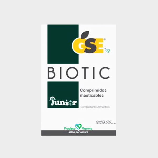 GSE BIOTIC JUNIOR 24 COMPRIMIDOS MASTICABLES