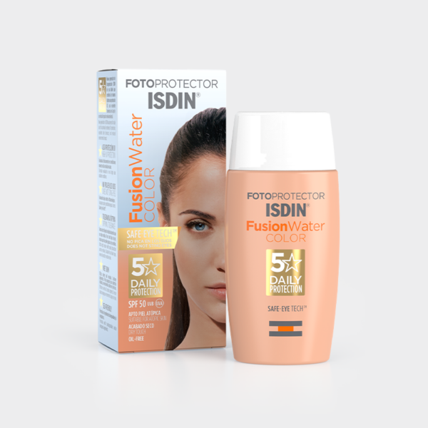 FOTOPROTECTOR ISDIN FUSION WATER  COLOR SPF50 50ml