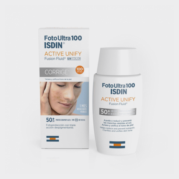 FOTOULTRA 100 ISDIN ACTIVE UNIFY FUSION FLUID SPF50+ 50ml