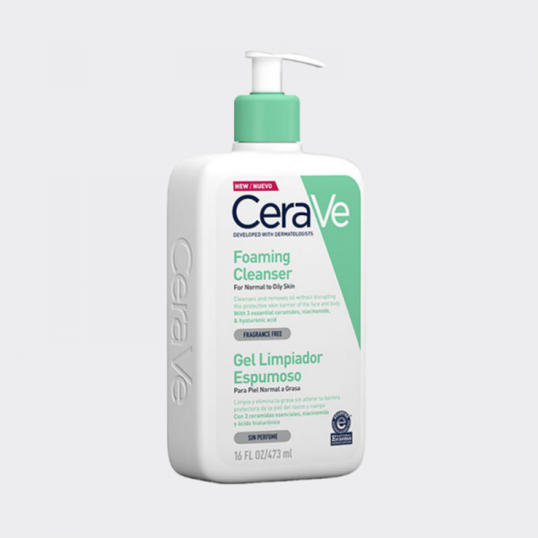 CERAVE GEL LIMPIADOR ESPUMOSO 473ml