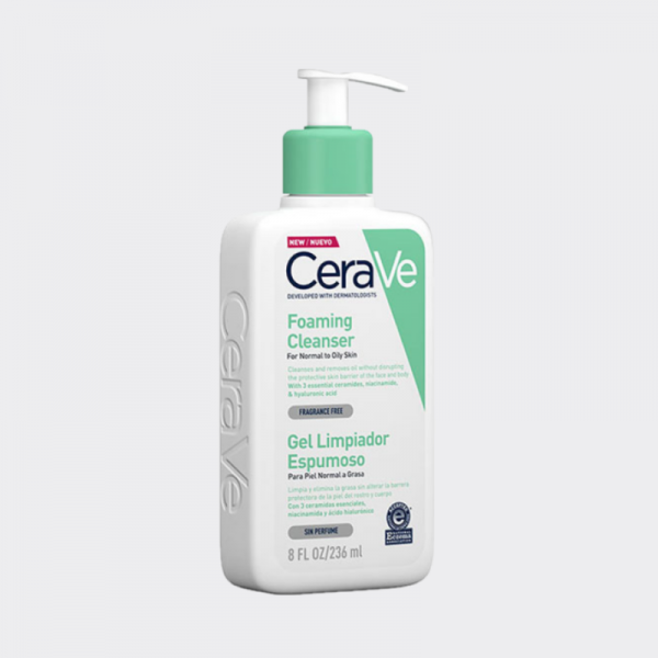 CERAVE GEL LIMPIADOR ESPUMOSO 236ml
